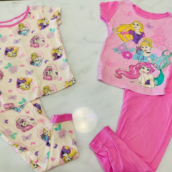 Disney Other - Girls Disney Princess Pajama Bundle